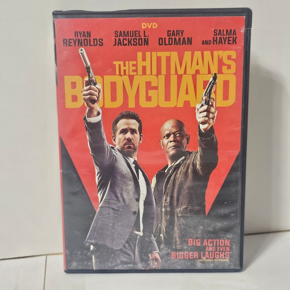 The Hitman's Bodyguard DVD Ryan Reynolds Samuel L Jackson Action Comedy Movie